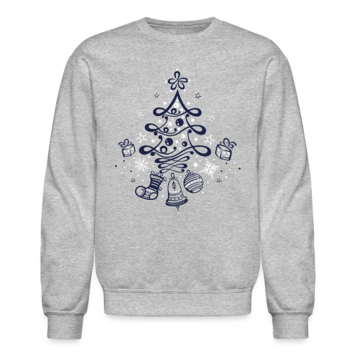 Cute Christmas Tree with Gifts - Unisex Crewneck Sweatshirt
