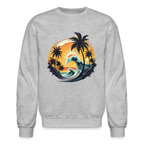 Sunshine Peak Waves - Unisex Crewneck Sweatshirt