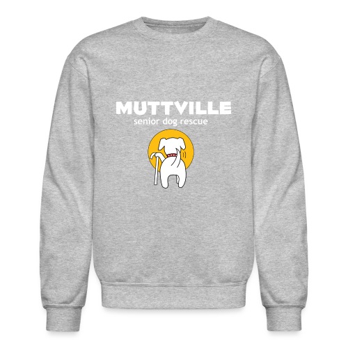 Muttville Complete Logo - Unisex Crewneck Sweatshirt