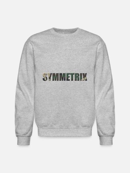 Symmetrixs camo - Unisex Crewneck Sweatshirt - heather gray