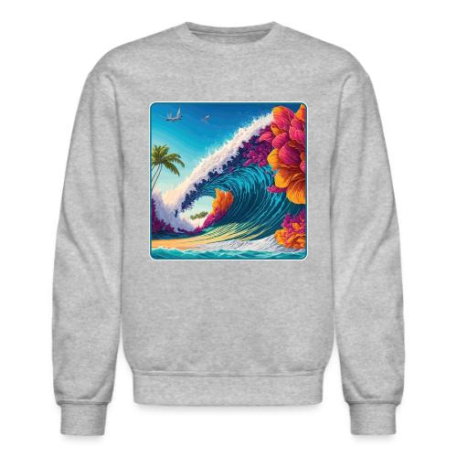 Giant Shore Pound Wave - Unisex Crewneck Sweatshirt