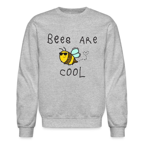 Bees Are Cool - Hand Sketch - Unisex Crewneck Sweatshirt