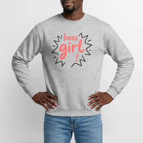 Boss Girl Bold Feminist Statement - Unisex Crewneck Sweatshirt