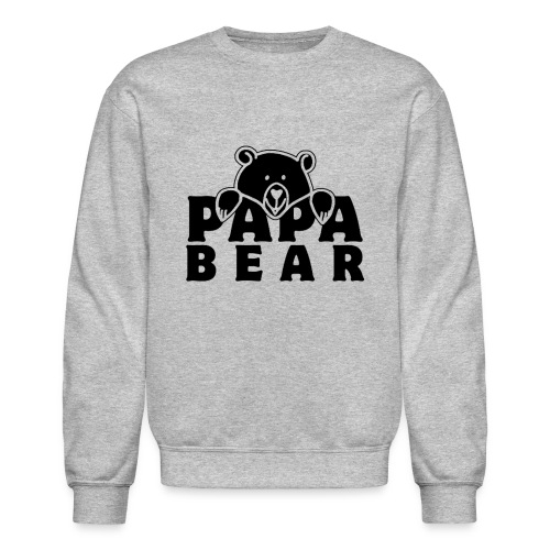 papa bear - Unisex Crewneck Sweatshirt