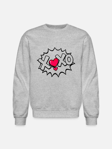 XOXO - Unisex Crewneck Sweatshirt - heather gray