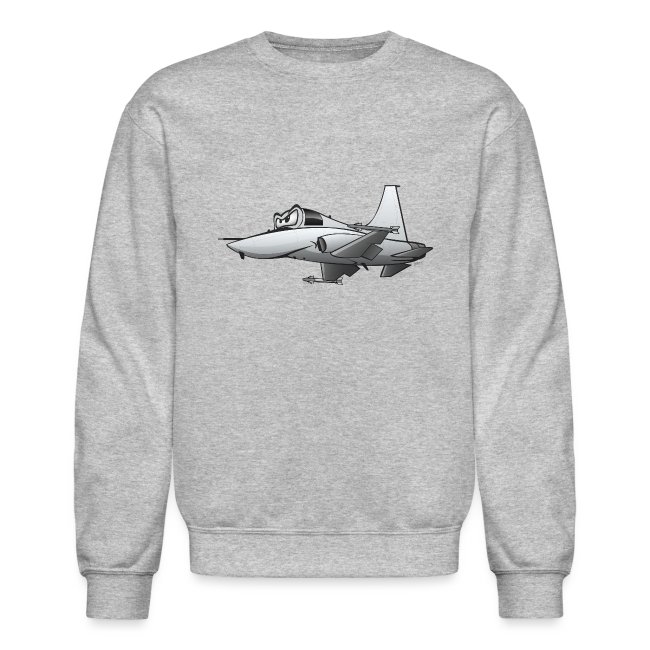 Military Fighter Jet Airplane Cartoon