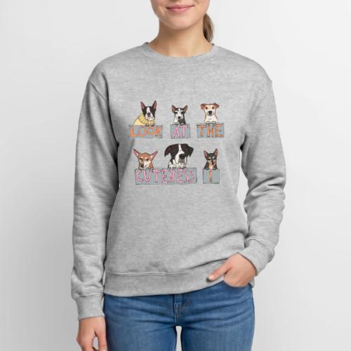 Muttville Look at the Cuteness - Unisex Crewneck Sweatshirt