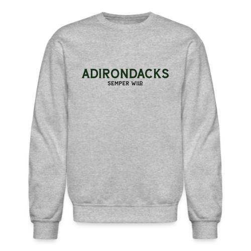 Semper Wild Adirondacks Vintage Dark - Unisex Crewneck Sweatshirt