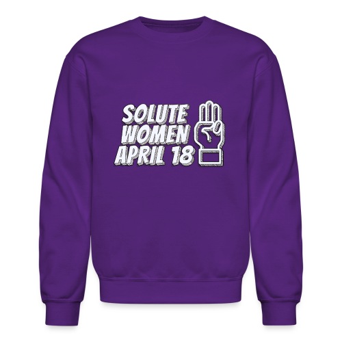 Solute Women April 18 - Unisex Crewneck Sweatshirt