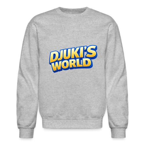 DJUKI’S WORLD – Golden Logo - Unisex Crewneck Sweatshirt