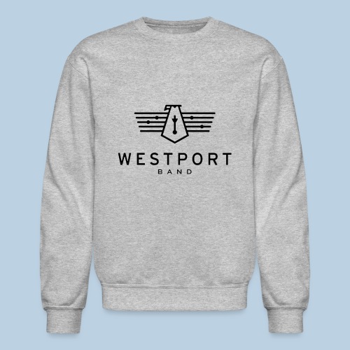 Westport Band Back on transparent - Unisex Crewneck Sweatshirt