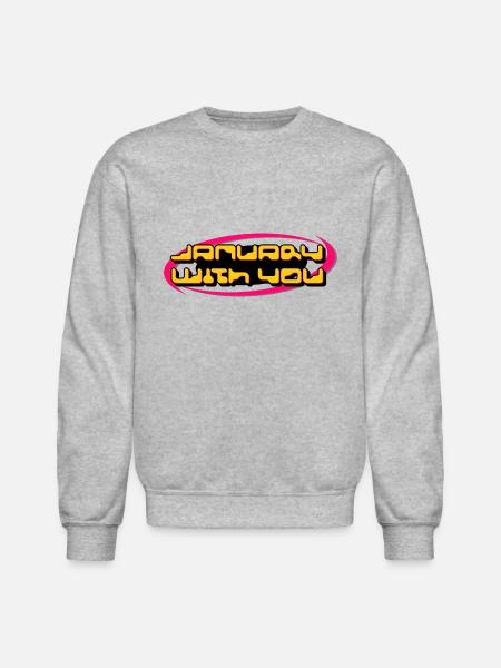 January With You - Unisex Crewneck Sweatshirt - heather gray