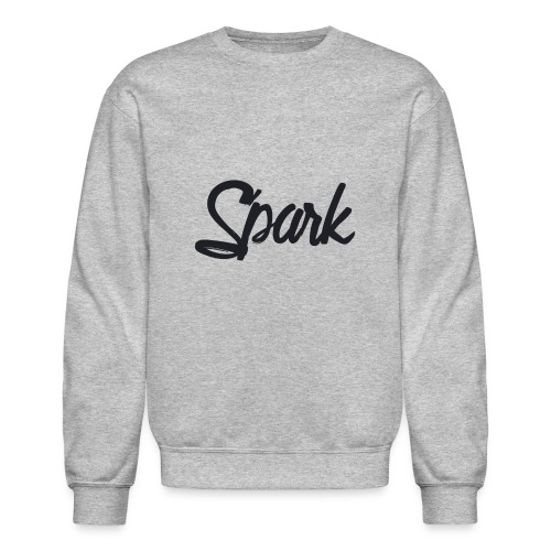Spxrk's Black & Gray Hoodie - Unisex Crewneck Sweatshirt