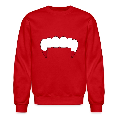 Vampire Fangs - Unisex Crewneck Sweatshirt