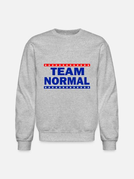 Team Normal - Unisex Crewneck Sweatshirt - heather gray