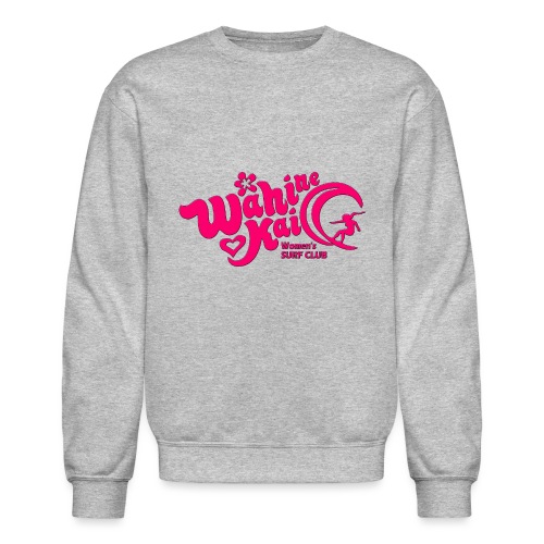 Wahine Kai Logo pink - Unisex Crewneck Sweatshirt