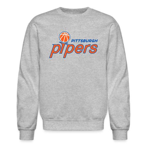 Pittsburgh Pipers - on Gray - Unisex Crewneck Sweatshirt