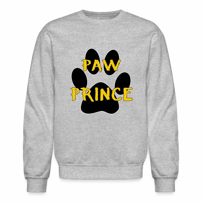 Paw Prince Funny Pet Footprint Animal Lover Pun