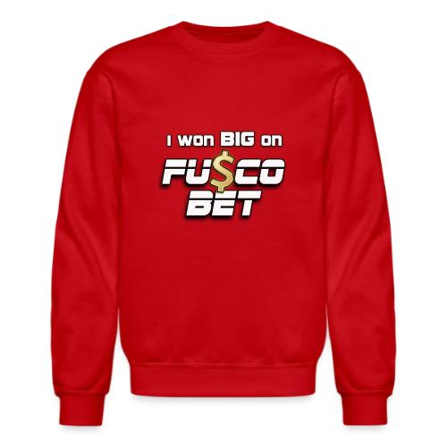 I WON BIG ON FUSCOBET - Unisex Crewneck Sweatshirt