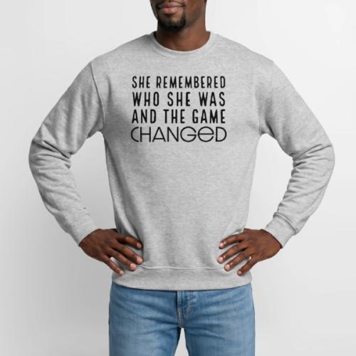 She Remembered Who She Was... - Unisex Crewneck Sweatshirt