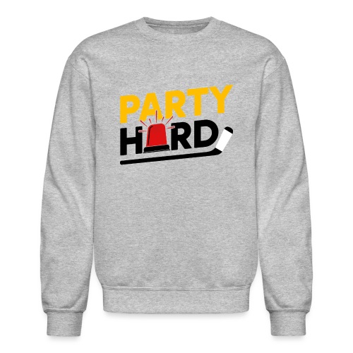 Party Hard on Light - Unisex Crewneck Sweatshirt