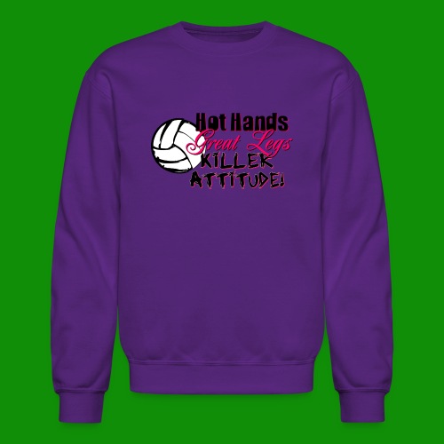 Hot Hands Volleyball - Unisex Crewneck Sweatshirt