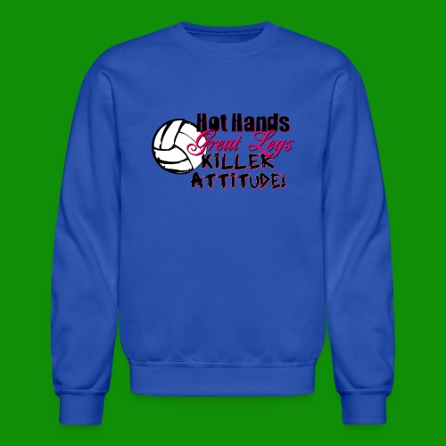 Hot Hands Volleyball - Unisex Crewneck Sweatshirt