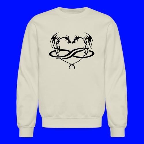 Polydragon (black) - Unisex Crewneck Sweatshirt