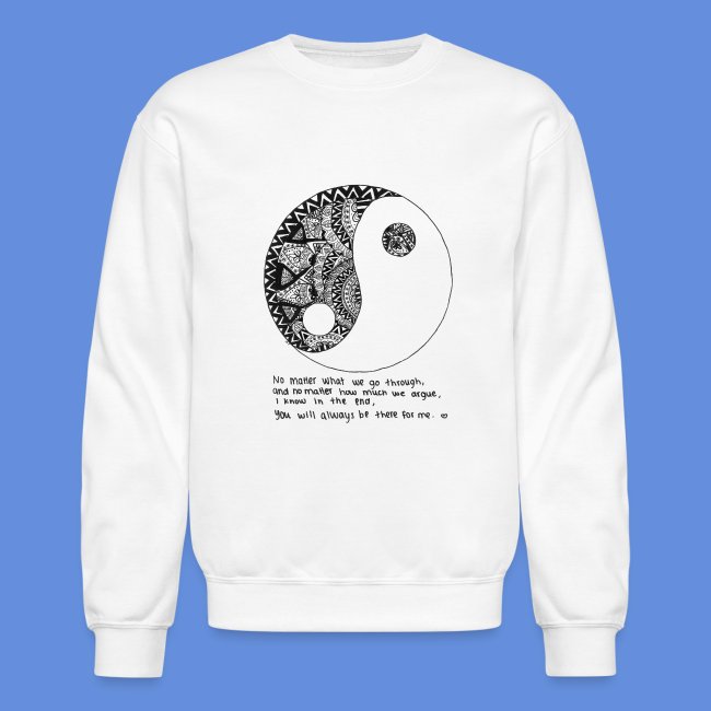 Yin Yang with quote