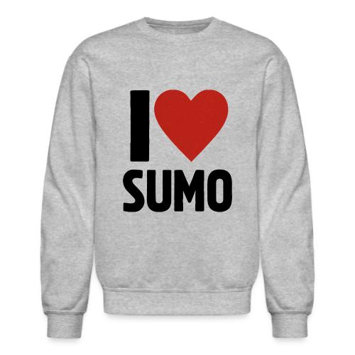 I Love Sumo – Bold Minimalist Sumo Wrestling Fan - Unisex Crewneck Sweatshirt