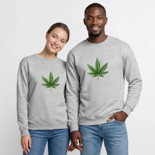 Cannabis Leaf - Unisex Crewneck Sweatshirt