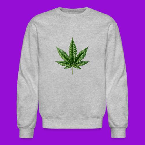 Cannabis Leaf - Unisex Crewneck Sweatshirt