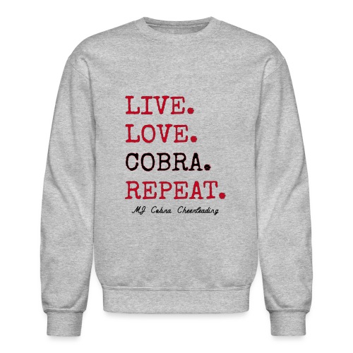 Live Love Cobra - Unisex Crewneck Sweatshirt
