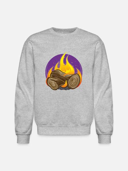 Bonfire - Unisex Crewneck Sweatshirt - heather gray