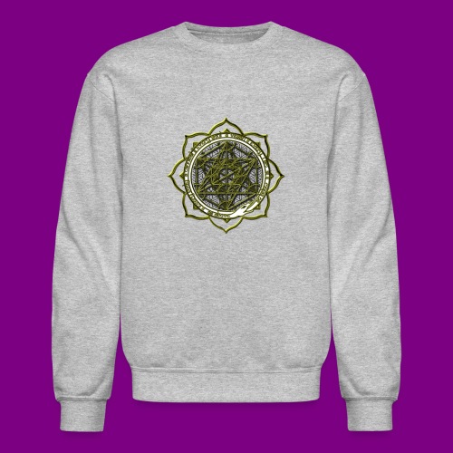 Energy Immersion, Metatron's Cube Flower of Life - Unisex Crewneck Sweatshirt