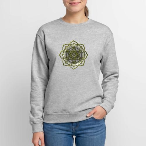 Energy Immersion, Metatron's Cube Flower of Life - Unisex Crewneck Sweatshirt
