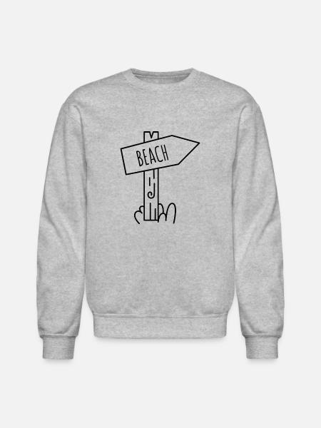 Going to the beach - Unisex Crewneck Sweatshirt - heather gray