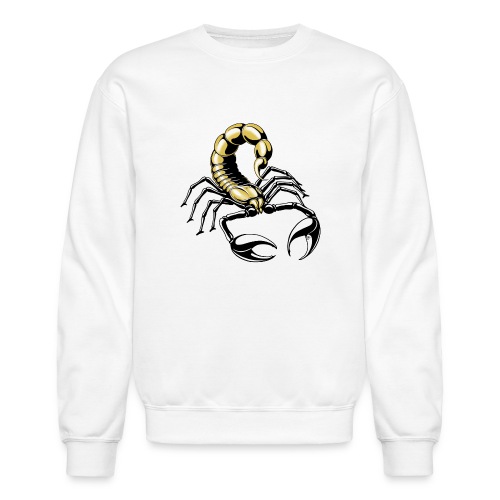 scorpion - gold - yellow - Unisex Crewneck Sweatshirt