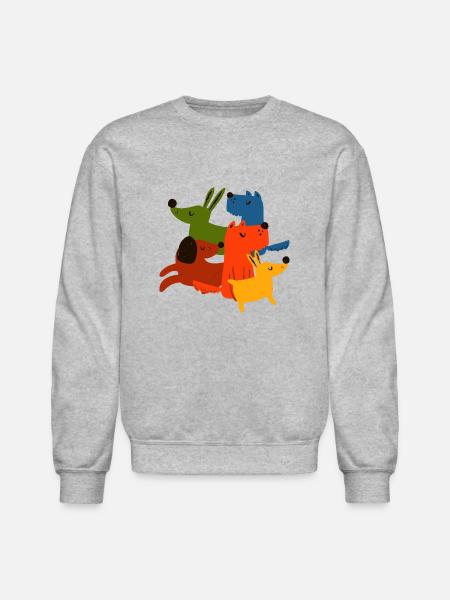 Diversity Dog - Unisex Crewneck Sweatshirt - heather gray