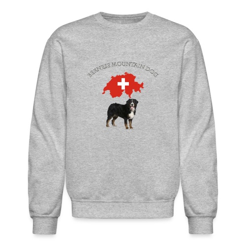 Bernes Mountain Dog Lapel w dog png - Unisex Crewneck Sweatshirt