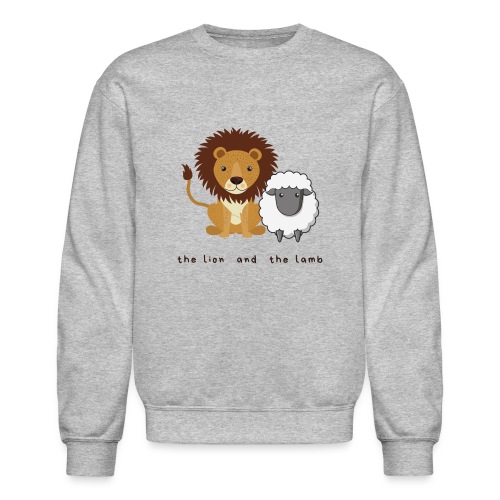 The Lion and the Lamb Shirt - Unisex Crewneck Sweatshirt