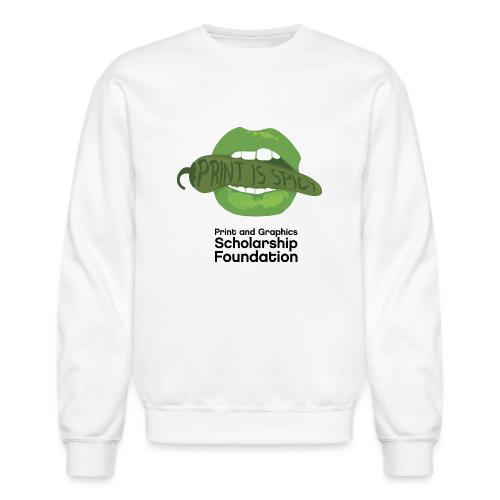 2024 T-Shirt Contest College Winner Print is Spicy - Unisex Crewneck Sweatshirt