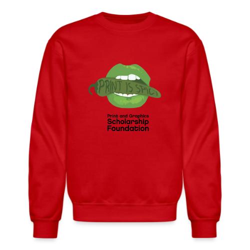 2024 T-Shirt Contest College Winner Print is Spicy - Unisex Crewneck Sweatshirt