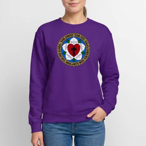 Luther Rose Five Solas Shirt–Christian Reformation - Unisex Crewneck Sweatshirt