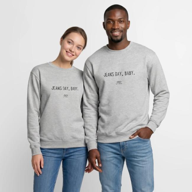 Jeans Day, Baby. (black text)