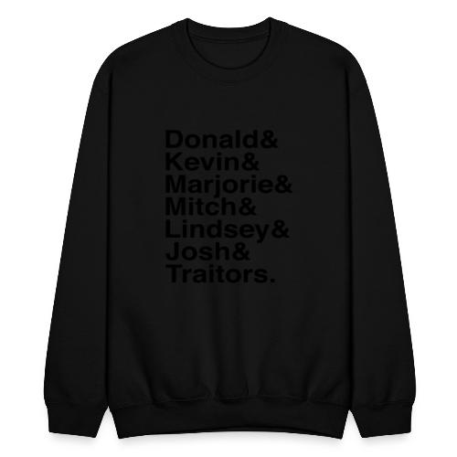 Republican Traitors Name Stack - Unisex Crewneck Sweatshirt