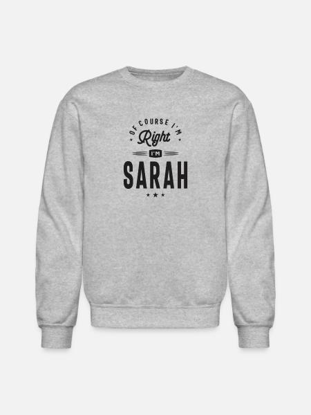 Sarah Knows Best - Unisex Crewneck Sweatshirt - heather gray