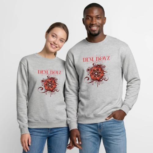 Flower Splash Reds - Unisex Crewneck Sweatshirt