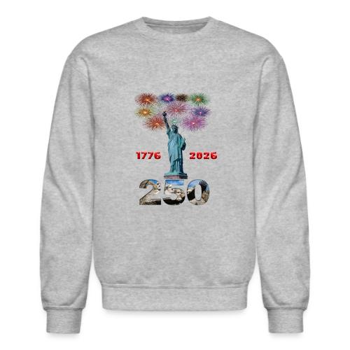 1776 - 2026 | 250 Years USA | Fireworks - Unisex Crewneck Sweatshirt