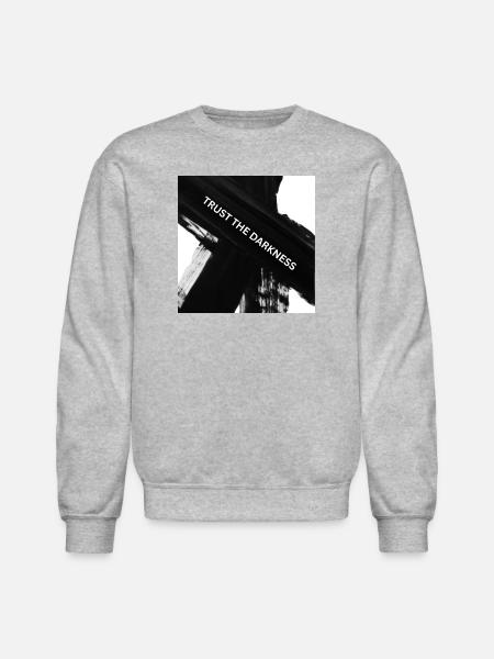 Trust the Darkness - Unisex Crewneck Sweatshirt - heather gray